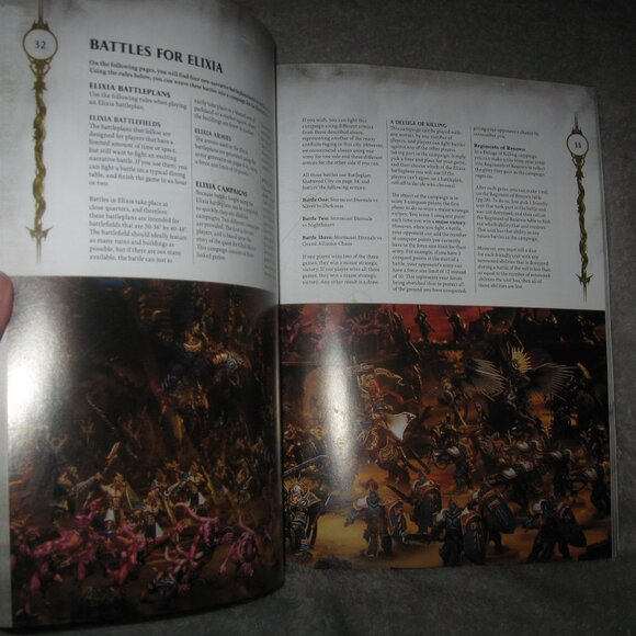 Warhammer Softcover Book 40,000 40K Age of Sigmar General's Handbook 2019 2409A6 - Picture 8 of 8
